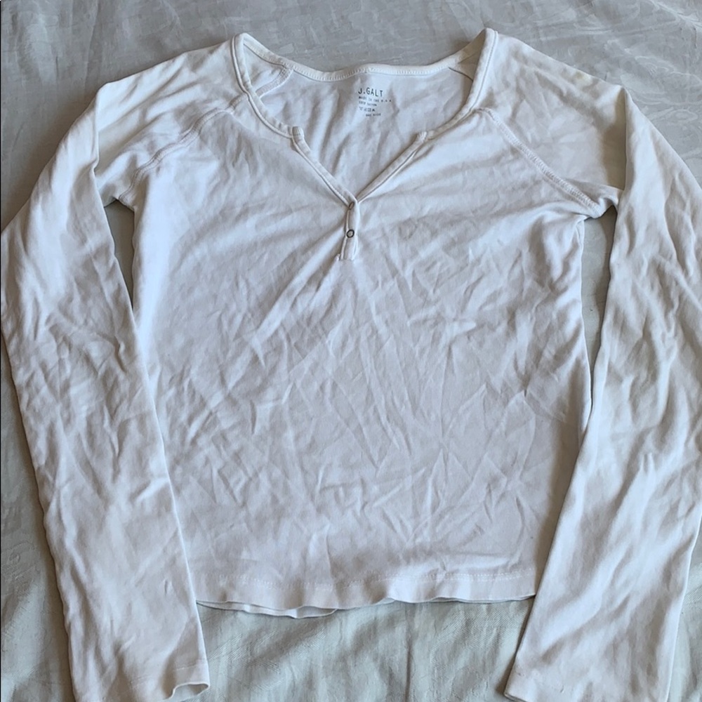 WHITE BRANDY MELVILLE LONGSLEEVE